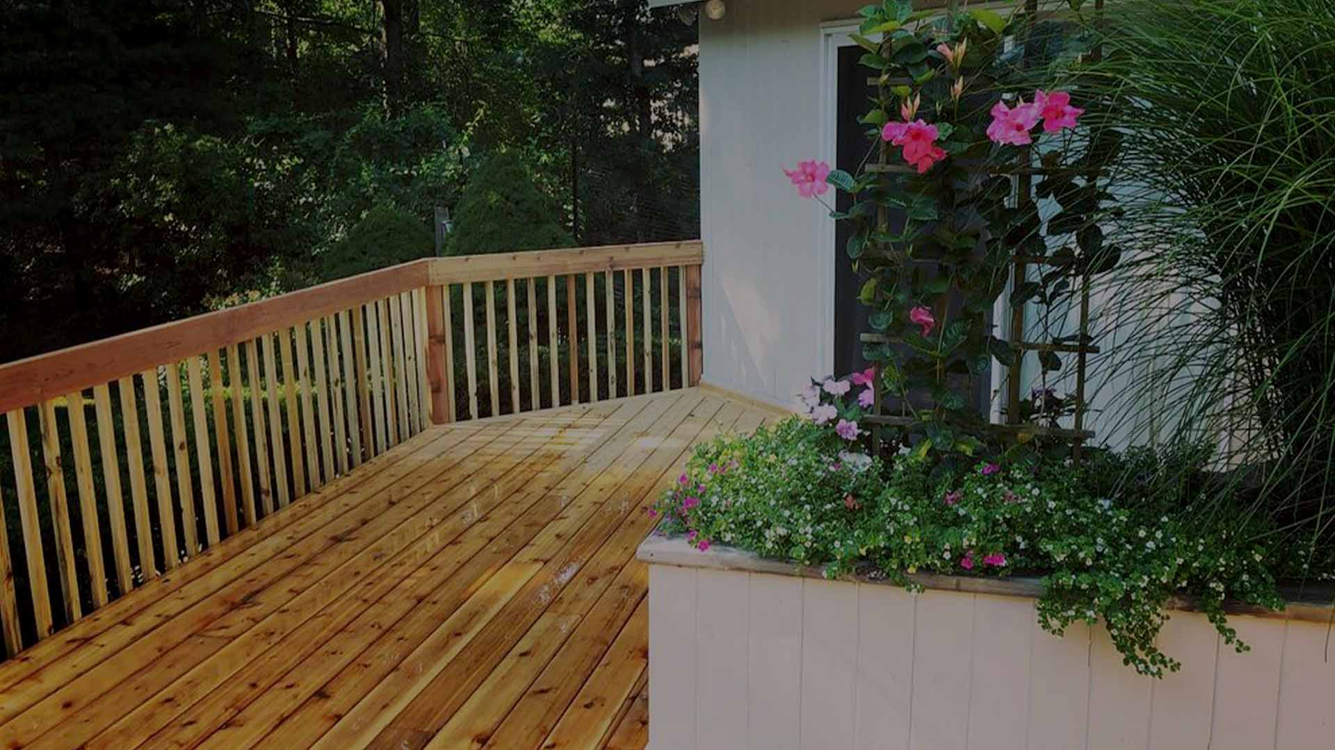 White Whale Construction finished Deck